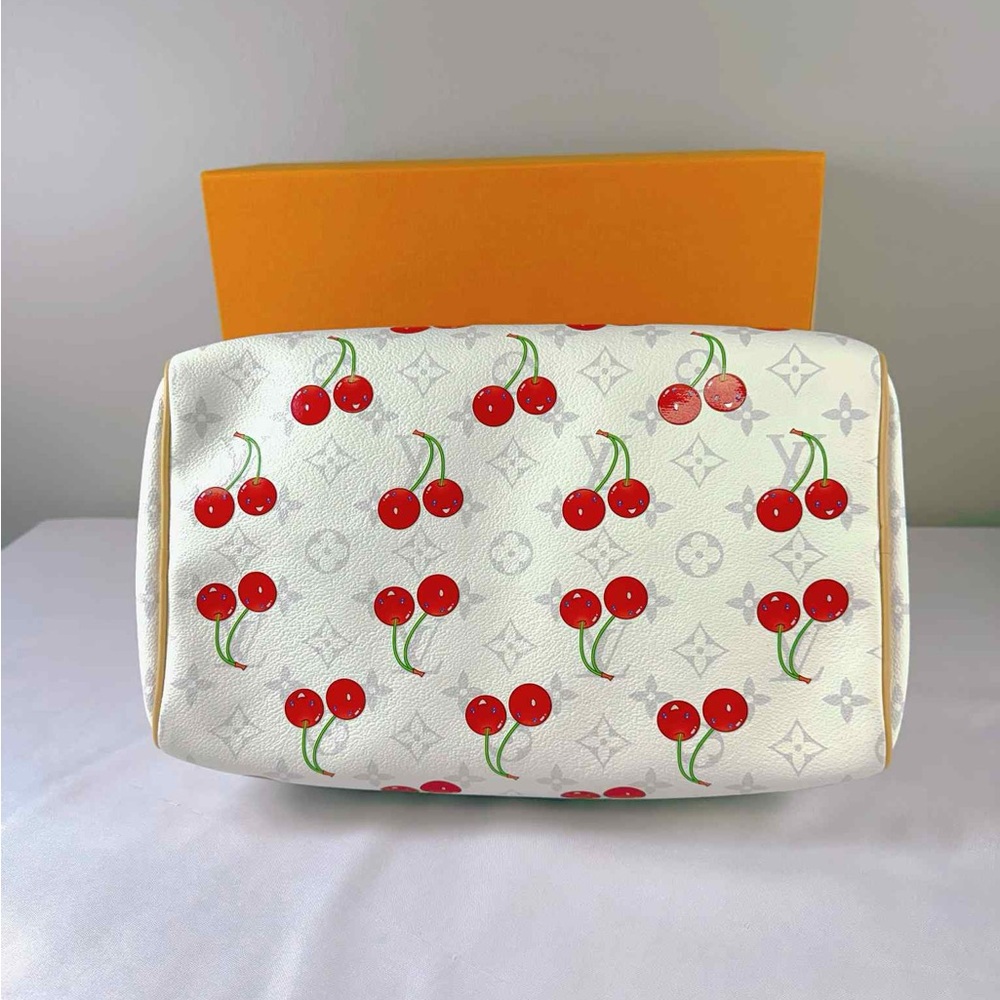 Louis Vuitton Takashi Murakami white Cherry speedy 30 brand new. - Picture 5 of 5